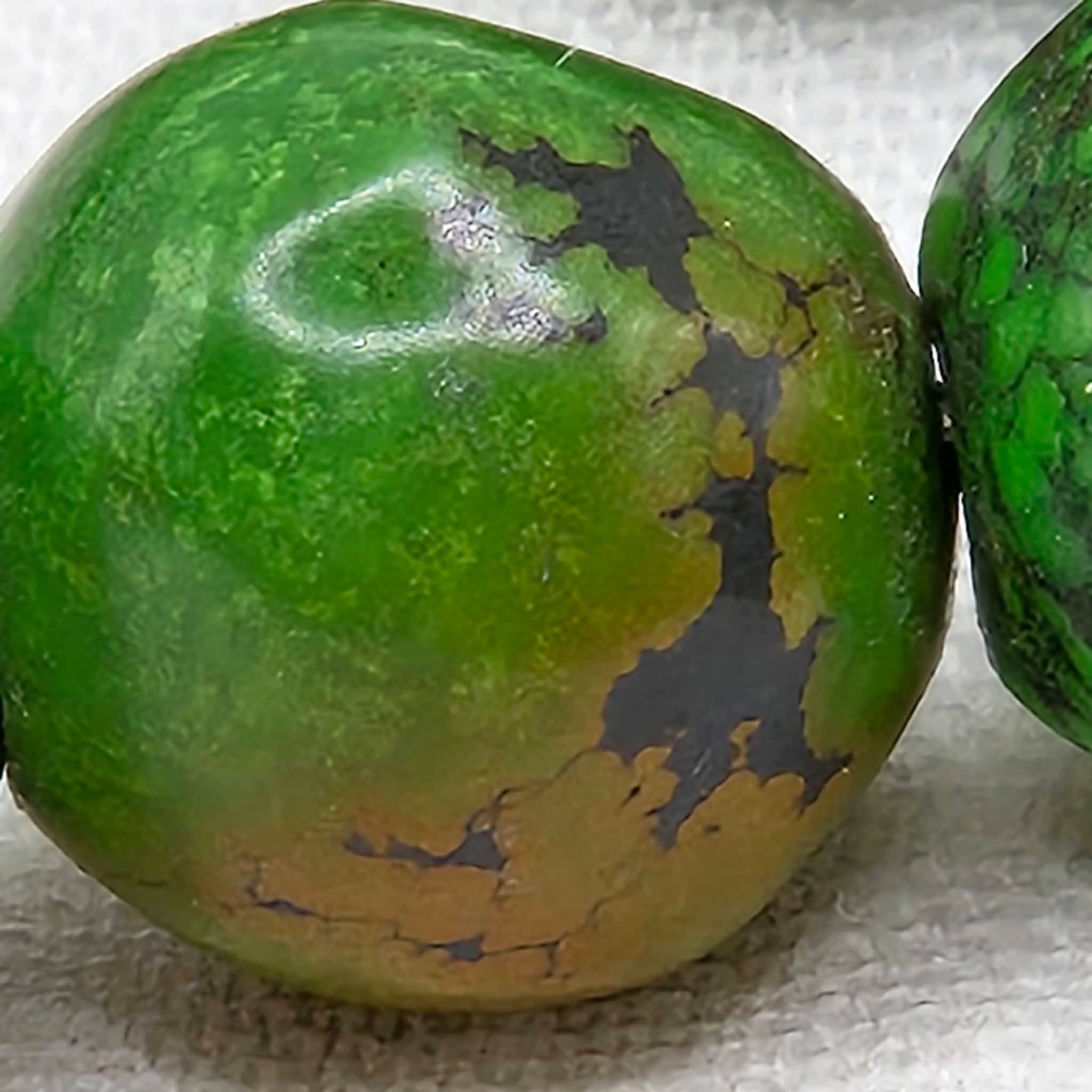 Genuine Green Turquoise Handmade Graduated Round Beads - Premium 16" Strand